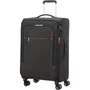 American Tourister Maleta Crosstrack Spinner Expansible 67cm Gris y Rojo 4 Ruedas
